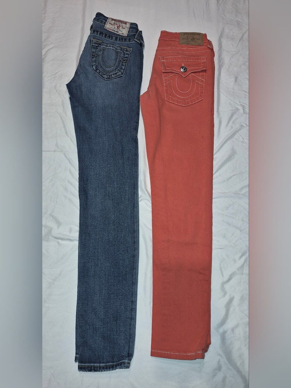 2 Pair True Religion Jeans, Girls Size 12
